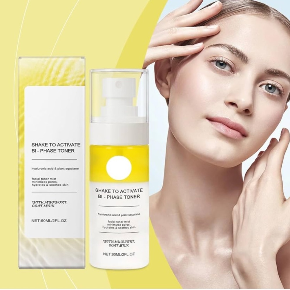 SALE‼️Bi-Phase Toner with Hyaluronic Acid - Yellow Milk Toner Mist